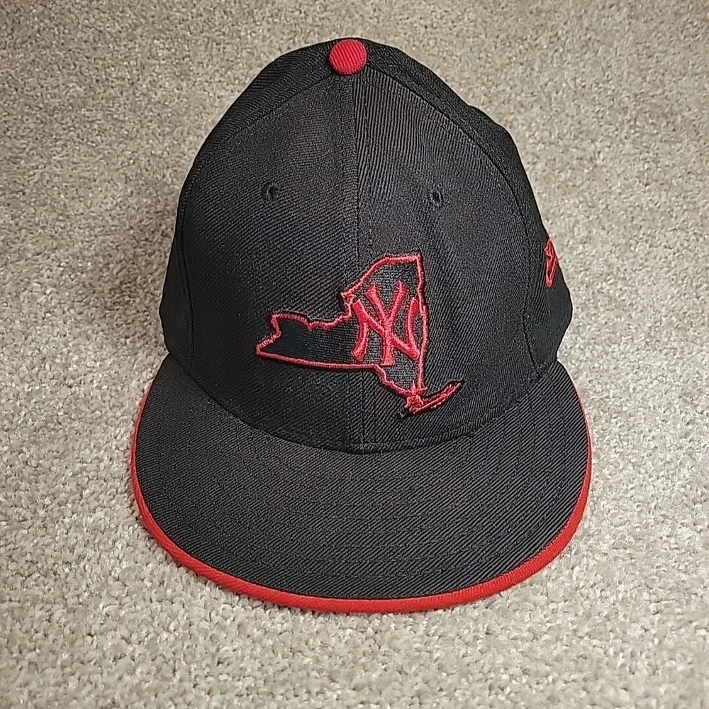 New Era Black and Red Hat